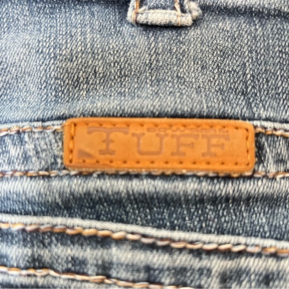 Tuff Don’t Fence Me In Western Medium Wash Low Rise Size 27/37 Cowgirl Denim - Picture 7 of 12